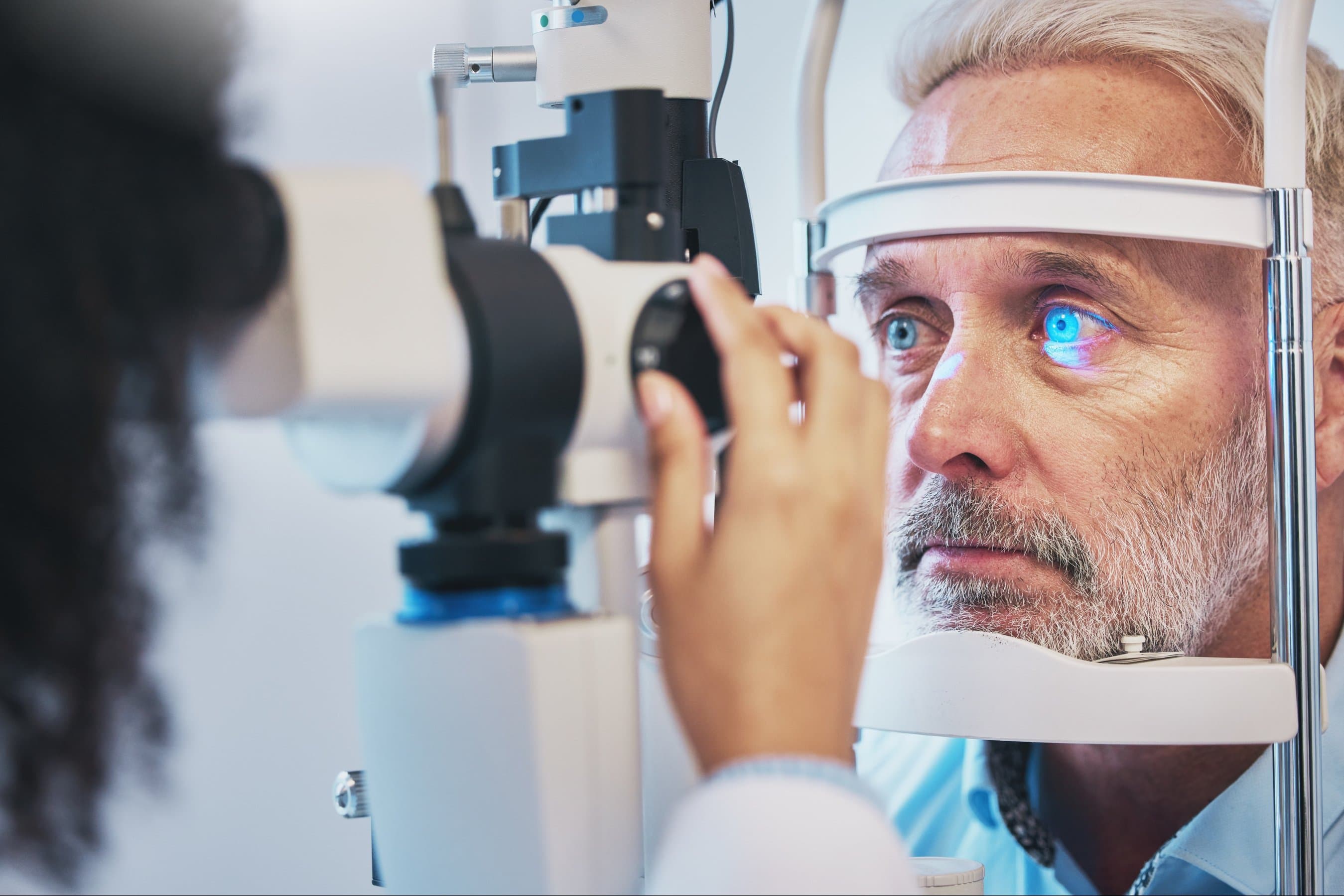 Cataract procedure performed in an operating room